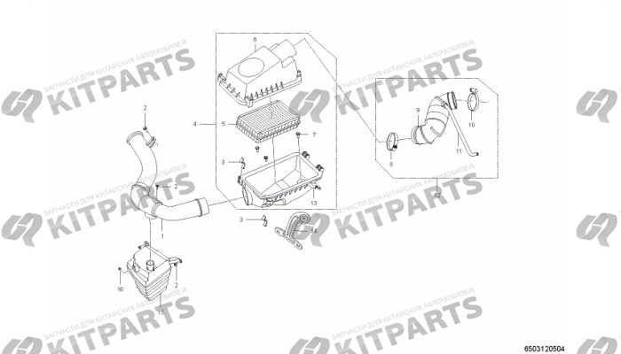 Корпус воздушного фильтра (1.8L) Lifan