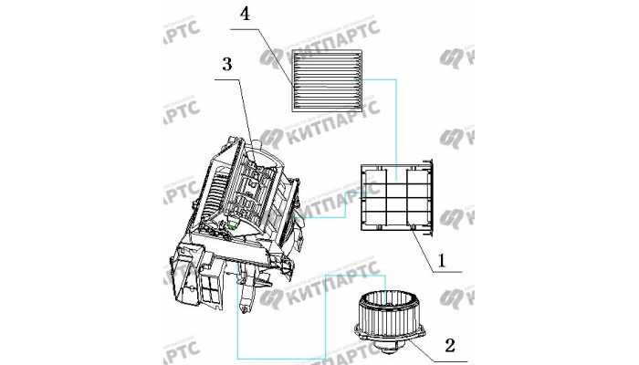 Вентилятор отопителя BYD F3 (F3R)