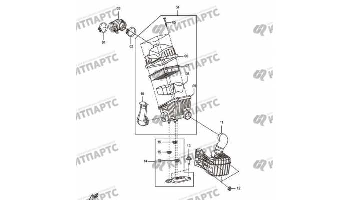 Фильтр воздушный 2.0 L FAW