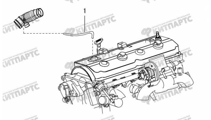 Шланг сапуна воздушного фильтра Great Wall Hover H3 New