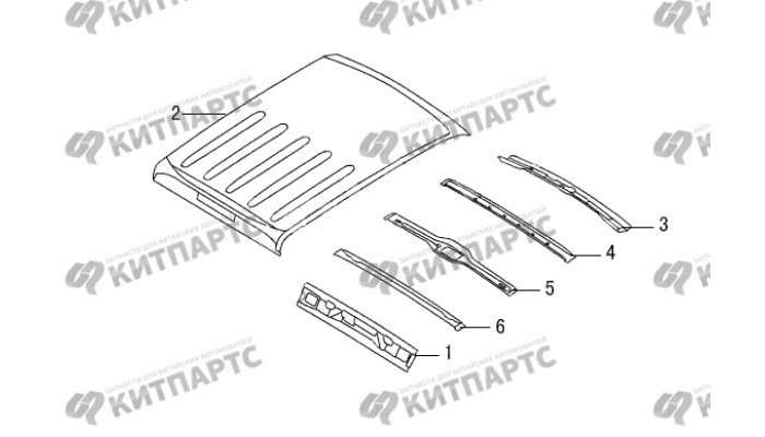 Панель крыши Great Wall Wingle 5