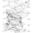 Компоненты обивки двери передней правой